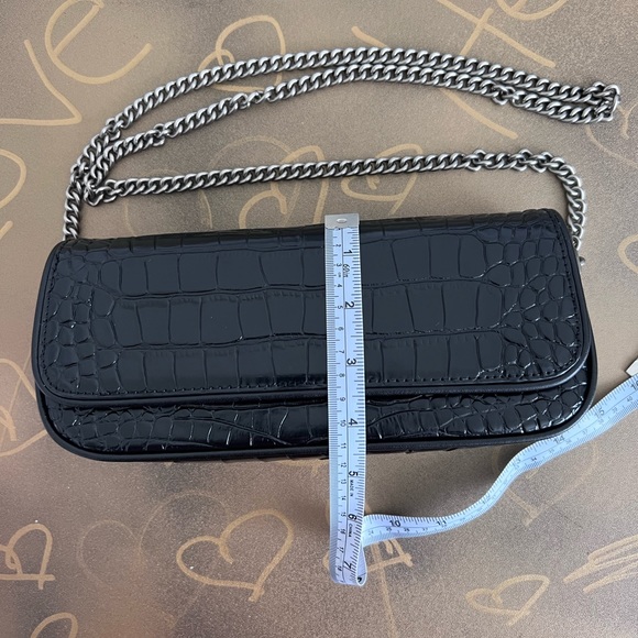 Handcrafted Genuine Crocodile leather purse shoulder bag / handbag - Picture 7 of 15
